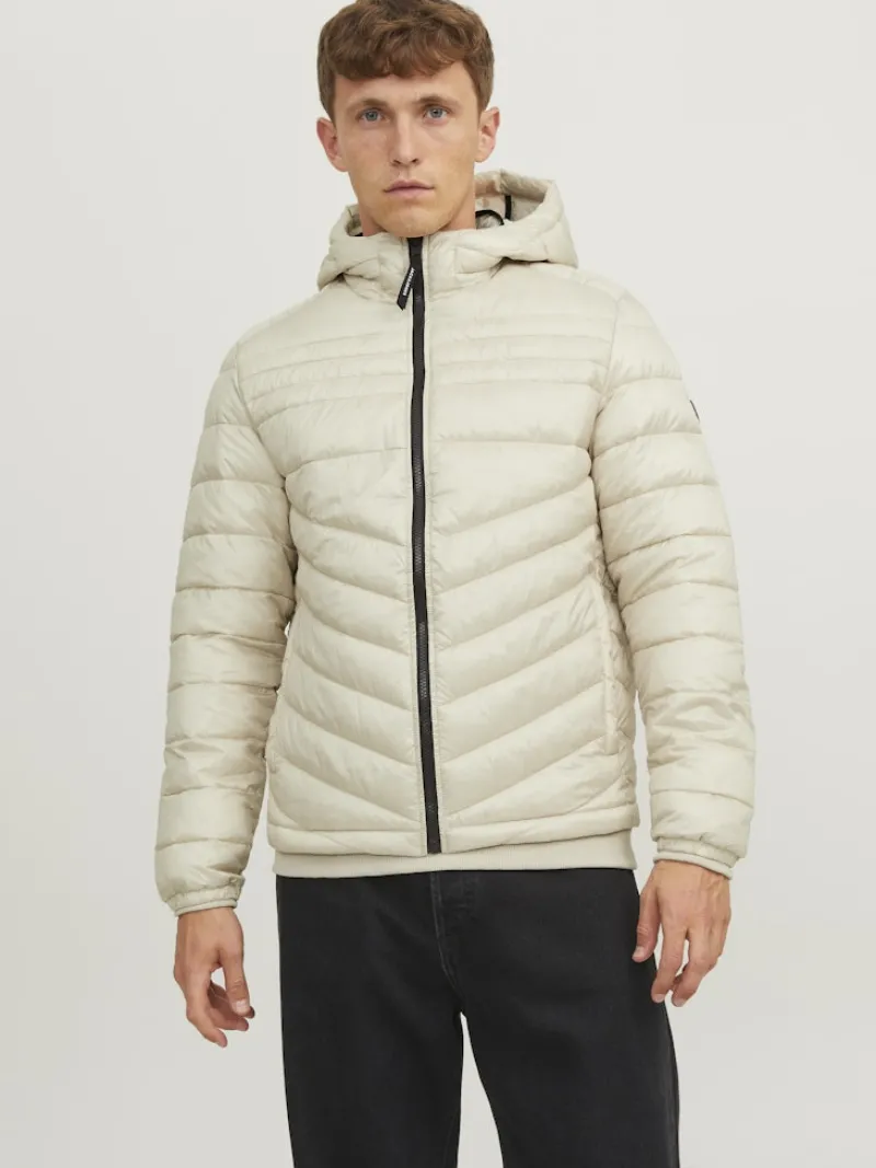 Jack & Jones Jacken*JJEHERO PUFFER HOOD NOOS moonbeam