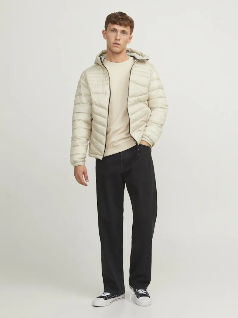 Jack & Jones Jacken*JJEHERO PUFFER HOOD NOOS moonbeam