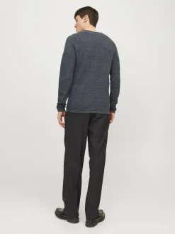 Jack & Jones Pullover & Sweatshirts|Big Boys*JJEHILL KNIT CREW NECK NOOS Dark Grey Melange