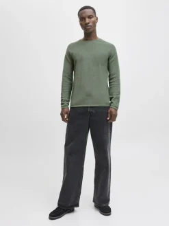 Jack & Jones Pullover & Sweatshirts|Big Boys*JJEHILL KNIT CREW NECK NOOS Laurel Wreath