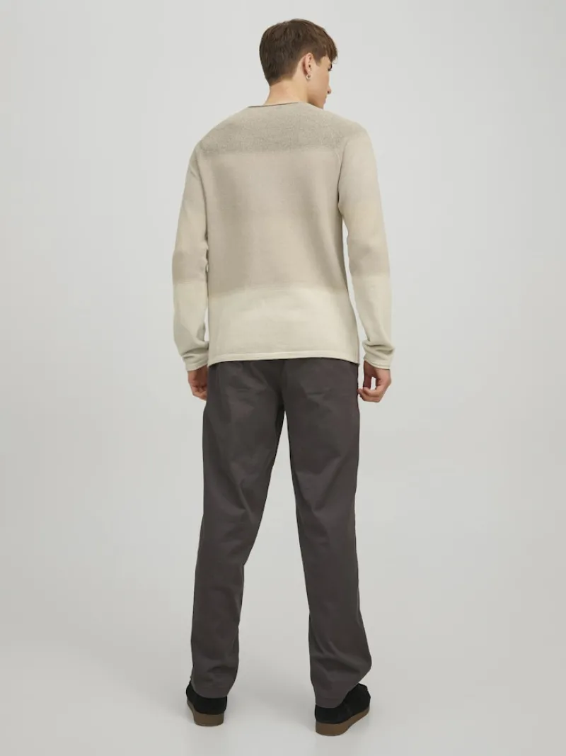Jack & Jones Pullover & Sweatshirts|Big Boys*JJEHILL KNIT CREW NECK NOOS oatmeal