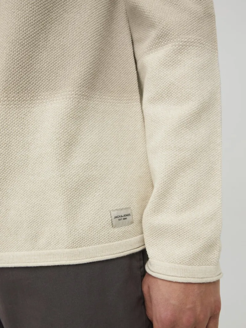 Jack & Jones Pullover & Sweatshirts|Big Boys*JJEHILL KNIT CREW NECK NOOS oatmeal