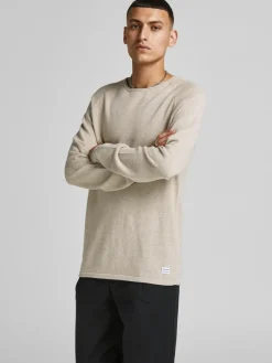 Jack & Jones Pullover & Sweatshirts|Big Boys*JJEHILL KNIT CREW NECK NOOS hellgrau2