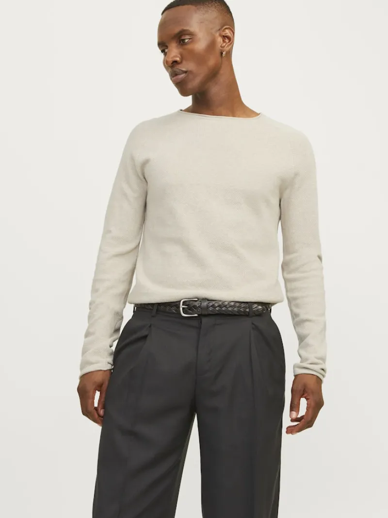 Jack & Jones Pullover & Sweatshirts|Big Boys*JJEHILL KNIT CREW NECK NOOS hellgrau2