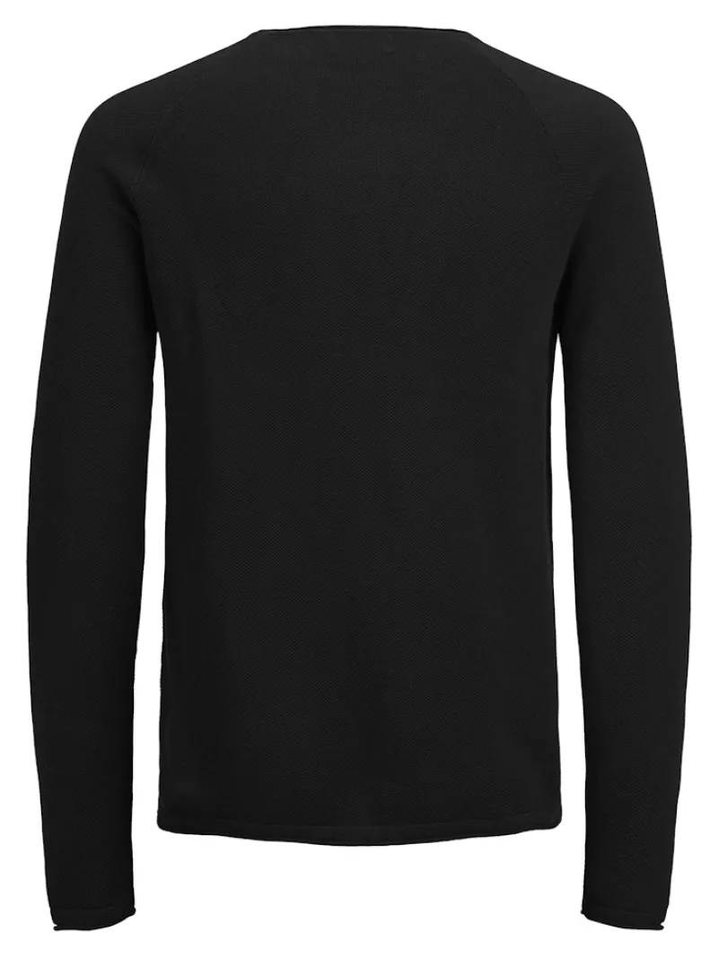Jack & Jones Pullover & Sweatshirts|Big Boys*JJEHILL KNIT CREW NECK NOOS Black