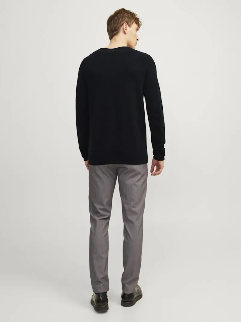 Jack & Jones Pullover & Sweatshirts|Big Boys*JJEHILL KNIT CREW NECK NOOS Black