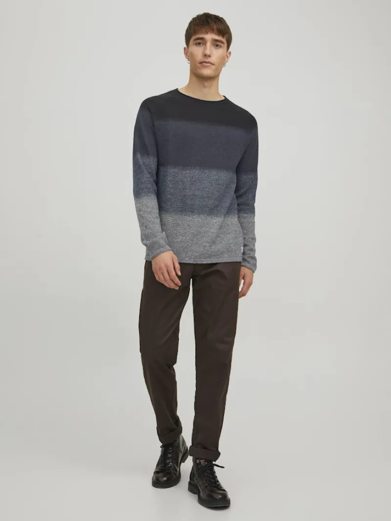 Jack & Jones Pullover & Sweatshirts|Big Boys*JJEHILL KNIT CREW NECK NOOS navy blazer1