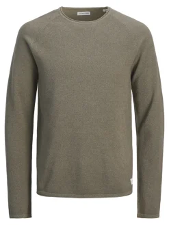 Jack & Jones Pullover & Sweatshirts|Big Boys*JJEHILL KNIT CREW NECK NOOS vetiver