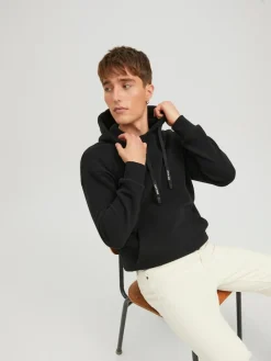 Jack & Jones Pullover & Sweatshirts*JJEKING SWEAT HOOD SN Black