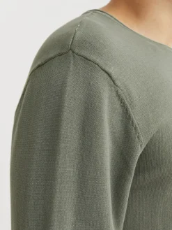 Jack & Jones Pullover & Sweatshirts*JJELEO KNIT CREW NECK NOOS agave green