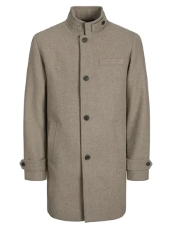 Jack & Jones Jacken*JJEMELTON WOOL BLEND COAT SN greige