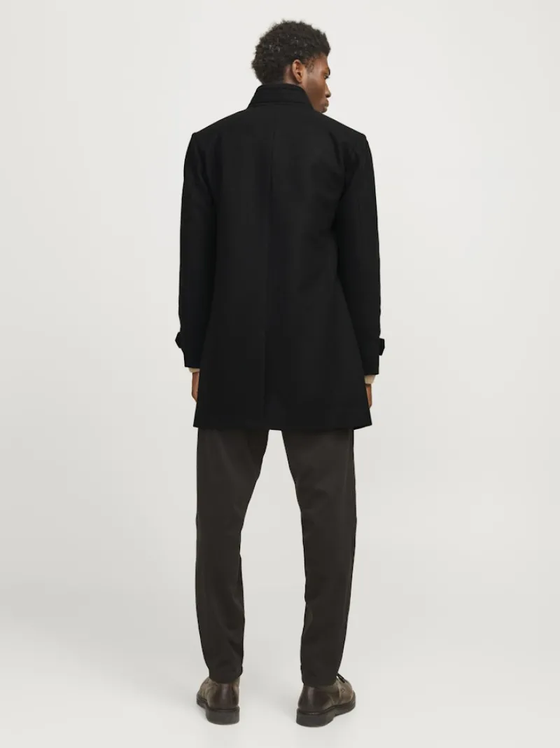 Jack & Jones Jacken*JJEMELTON WOOL BLEND COAT SN Black