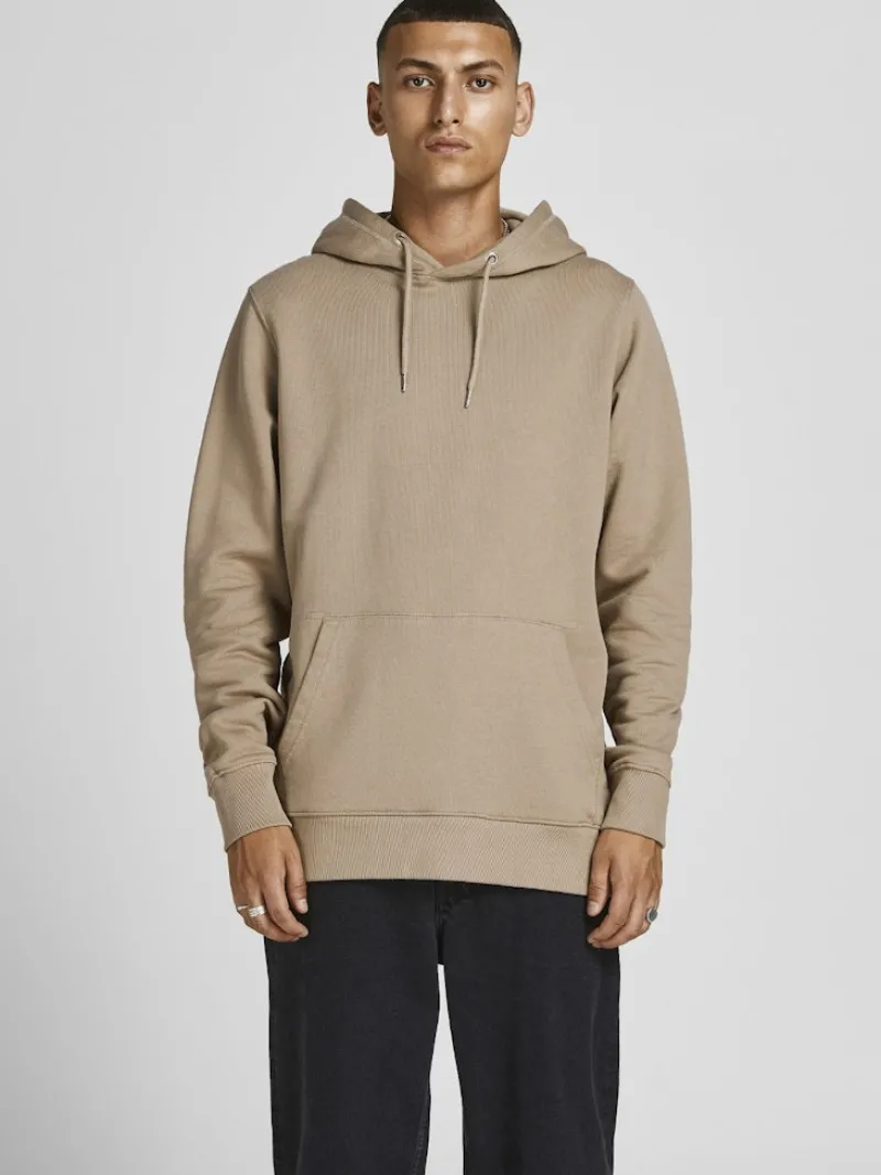 Jack & Jones Pullover & Sweatshirts*JJEORGANIC BASIC SWEAT HOOD NOOS Crockery