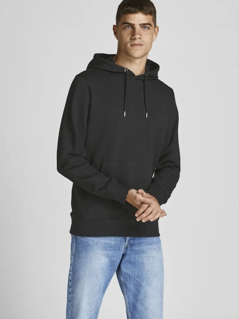 Jack & Jones Pullover & Sweatshirts*JJEORGANIC BASIC SWEAT HOOD NOOS Black