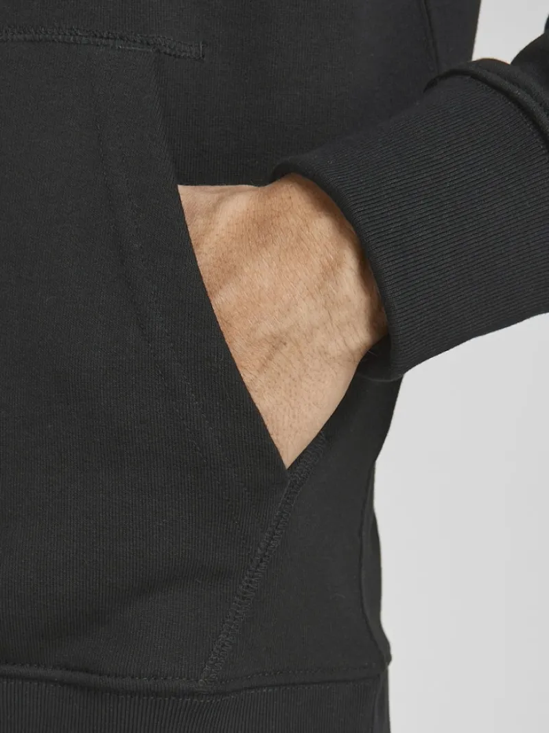 Jack & Jones Pullover & Sweatshirts*JJEORGANIC BASIC SWEAT HOOD NOOS Black