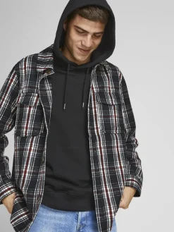 Jack & Jones Pullover & Sweatshirts*JJEORGANIC BASIC SWEAT HOOD NOOS Black