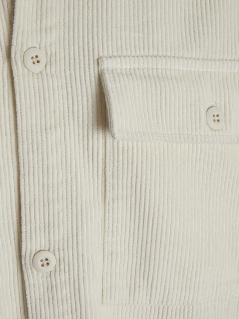Jack & Jones Hemden*JJEPERFECT CORDUROY OVERSHIRT LS SN antique white