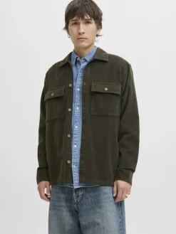 Jack & Jones Hemden*JJEPERFECT CORDUROY OVERSHIRT LS SN Rosin