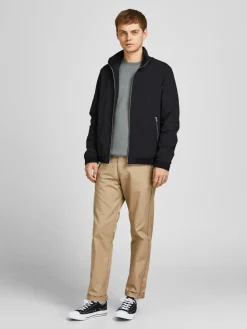 Jack & Jones Jacken*JJERUSH HARRINGTON BOMBER NOOS Black