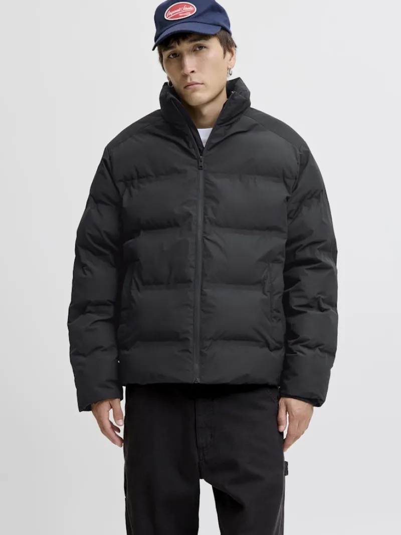 Jack & Jones Jacken*JJESOHO PUFFER COLLAR SN Black