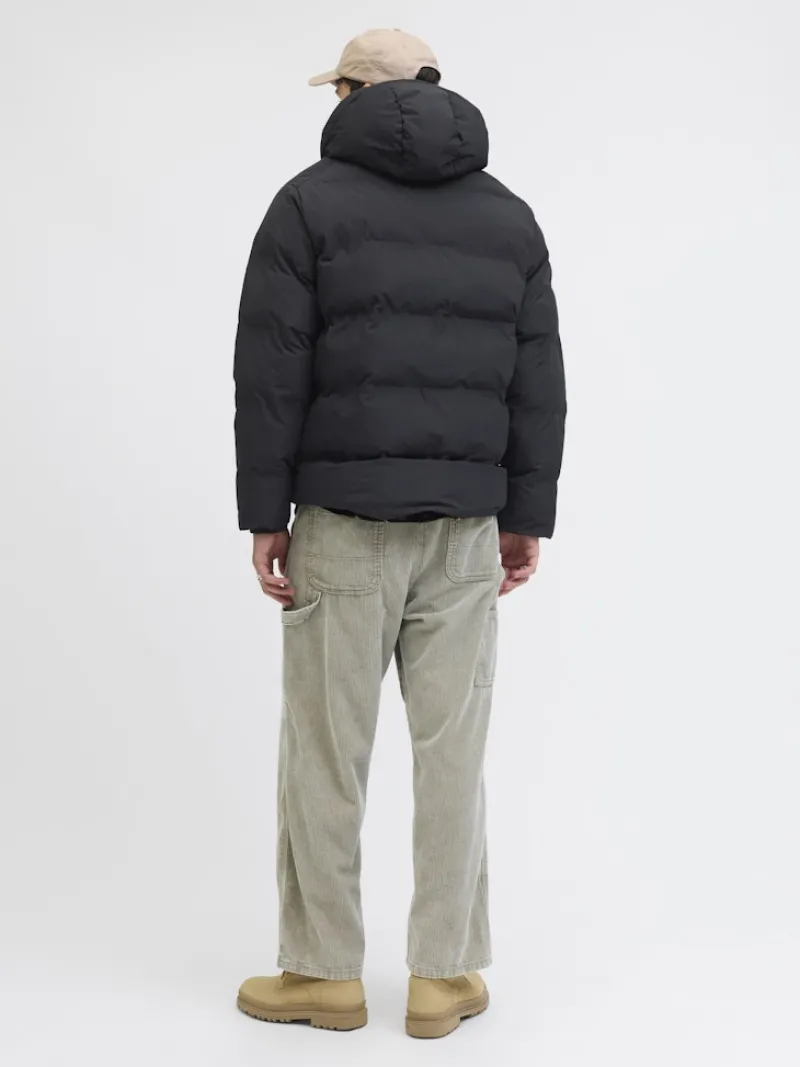 Jack & Jones Jacken*JJESOHO PUFFER HOOD SN Black