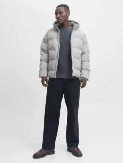 Jack & Jones Jacken*JJESOHO PUFFER HOOD SN dove