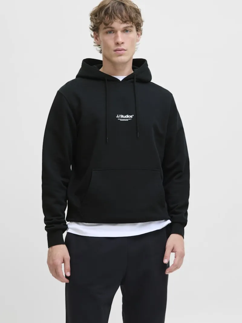 Jack & Jones Pullover & Sweatshirts*JJESOHO SWEAT HOOD NOOS Black