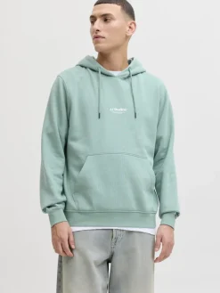 Jack & Jones Pullover & Sweatshirts*JJESOHO SWEAT HOOD NOOS mineral blue