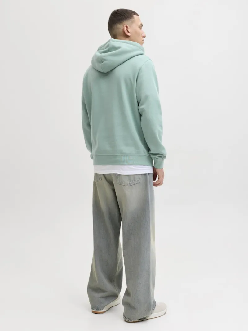 Jack & Jones Pullover & Sweatshirts*JJESOHO SWEAT HOOD NOOS mineral blue