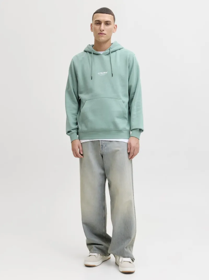 Jack & Jones Pullover & Sweatshirts*JJESOHO SWEAT HOOD NOOS mineral blue