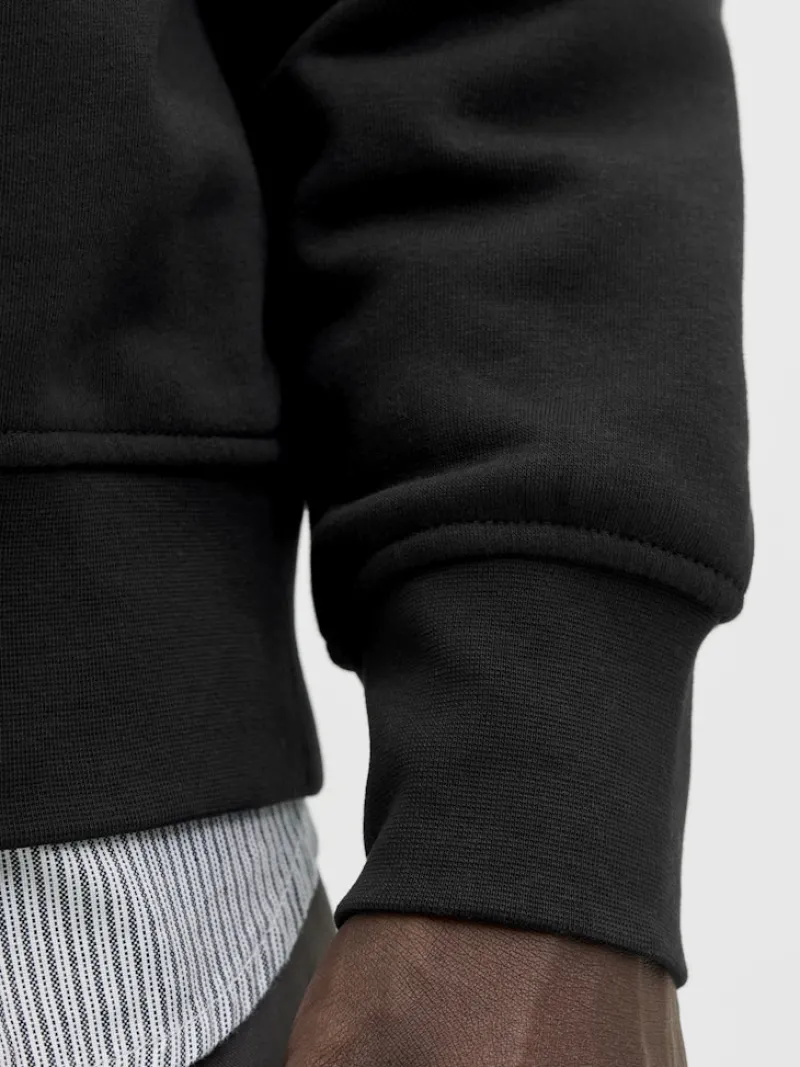 Jack & Jones Pullover & Sweatshirts*JJESOHO SWEAT QUARTER ZIP HN NOOS Black