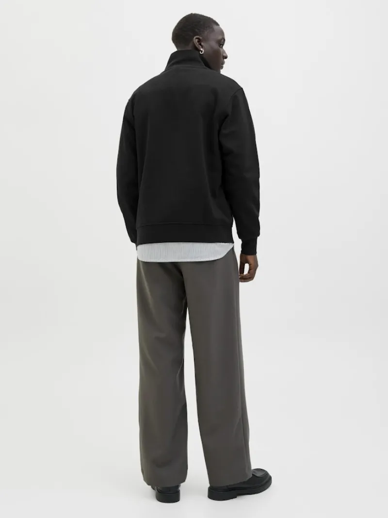 Jack & Jones Pullover & Sweatshirts*JJESOHO SWEAT QUARTER ZIP HN NOOS Black