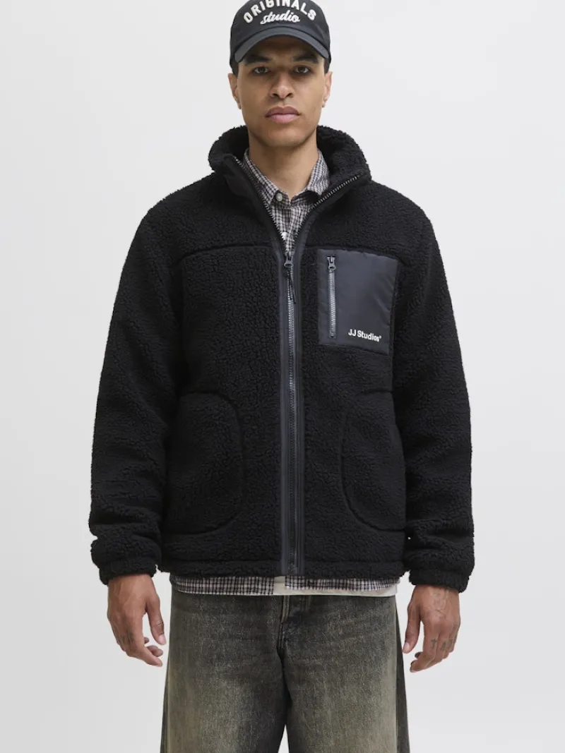 Jack & Jones Jacken*JJESOHO TEDDY JACKET NOOS Black