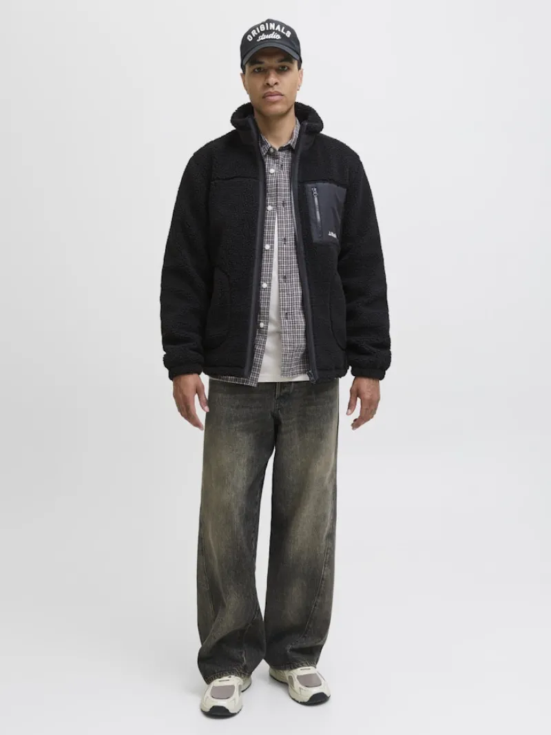 Jack & Jones Jacken*JJESOHO TEDDY JACKET NOOS Black