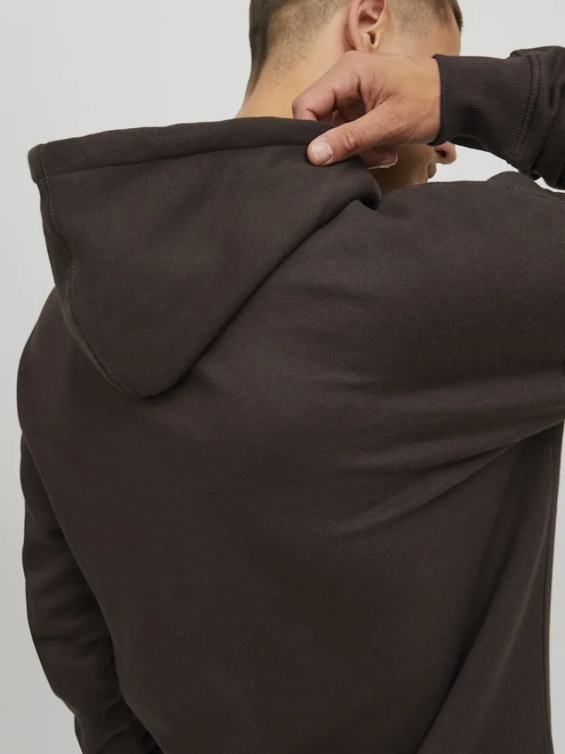 Jack & Jones Pullover & Sweatshirts*JJESTAR BASIC SWEAT HOOD NOOS mulch