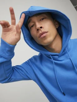 Jack & Jones Pullover & Sweatshirts*JJESTAR BASIC SWEAT HOOD NOOS French Blue