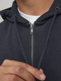 Jack & Jones Pullover & Sweatshirts*JJESTAR BASIC SWEAT ZIP HOOD NOOS Black