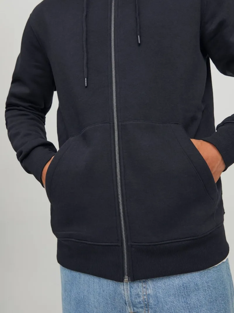 Jack & Jones Pullover & Sweatshirts*JJESTAR BASIC SWEAT ZIP HOOD NOOS Black