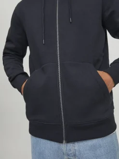 Jack & Jones Pullover & Sweatshirts*JJESTAR BASIC SWEAT ZIP HOOD NOOS Black