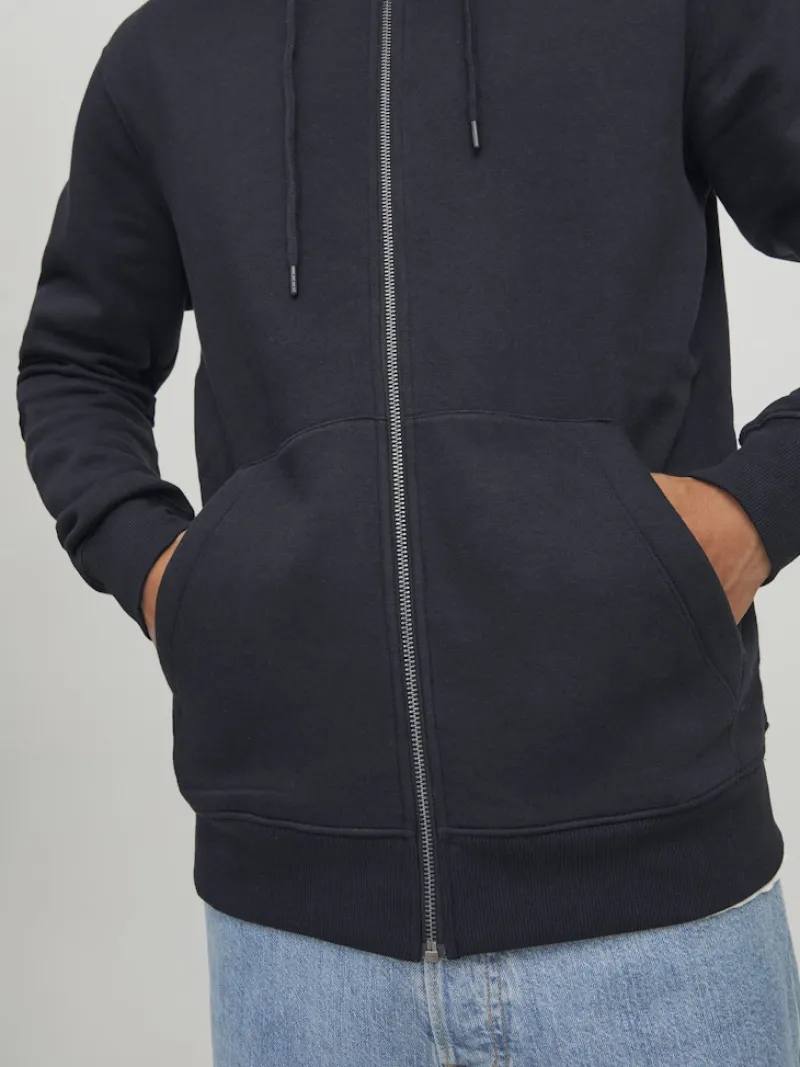 Jack & Jones Pullover & Sweatshirts*JJESTAR BASIC SWEAT ZIP HOOD NOOS Black