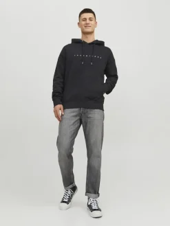 Jack & Jones Pullover & Sweatshirts*JJESTAR JJ SWEAT HOOD NOOS Black