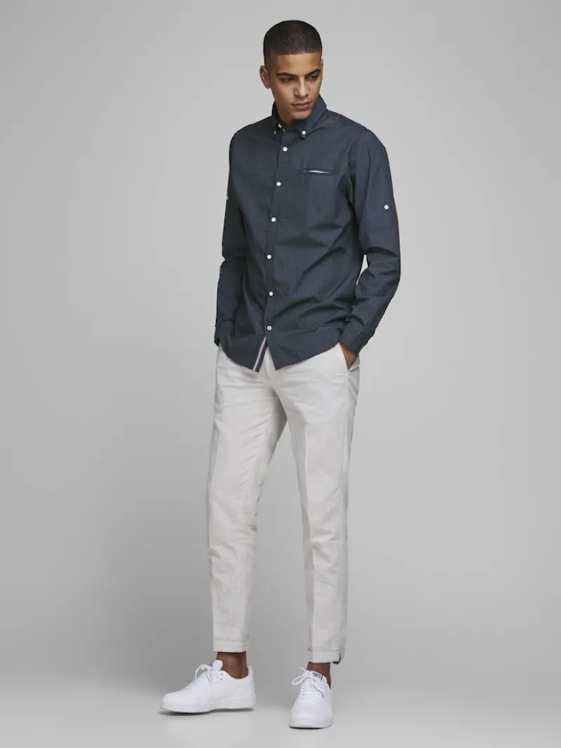 Jack & Jones Hemden*JJETAPE DETAIL SHIRT L/S S20 STS Navy Blazer