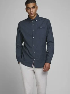 Jack & Jones Hemden*JJETAPE DETAIL SHIRT L/S S20 STS Navy Blazer