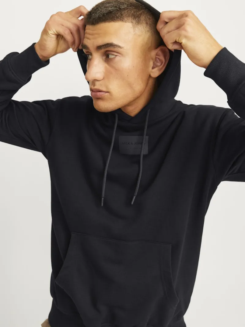 Jack & Jones Pullover & Sweatshirts*JJHAKKAI SWEAT HOOD Black