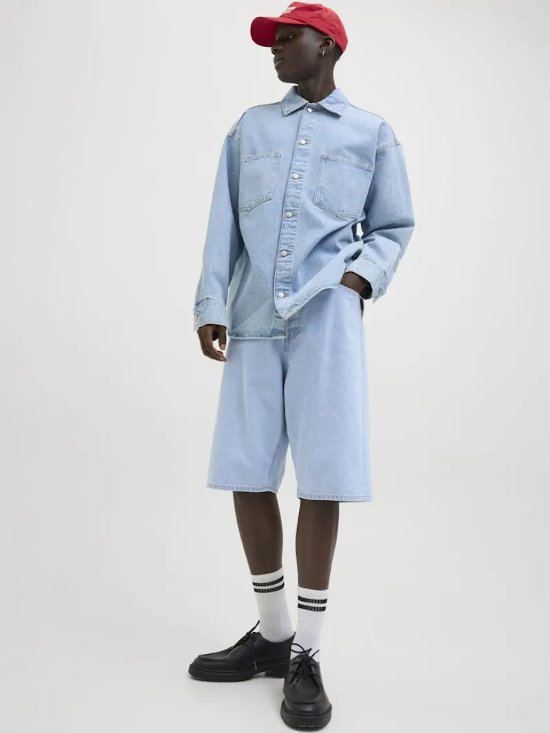 Jack & Jones Shorts*JJIRON JJORIGINAL SHORTS SQ 730 SN Blue Denim