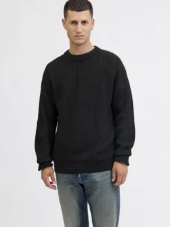 Jack & Jones Pullover & Sweatshirts*JJKAITO KNIT CREW NECK BF Black
