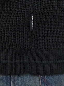 Jack & Jones Pullover & Sweatshirts*JJKAITO KNIT CREW NECK BF Black