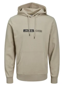 Jack & Jones Pullover & Sweatshirts*JJNEO SWEAT HOOD Crockery