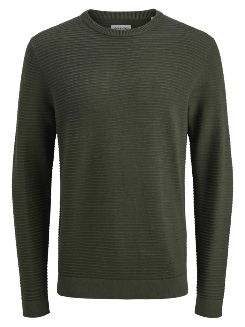 Jack & Jones Pullover & Sweatshirts*JJOTTO KNIT CREW NECK AW25 SN duffel bag