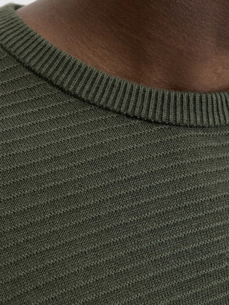 Jack & Jones Pullover & Sweatshirts*JJOTTO KNIT CREW NECK AW25 SN duffel bag